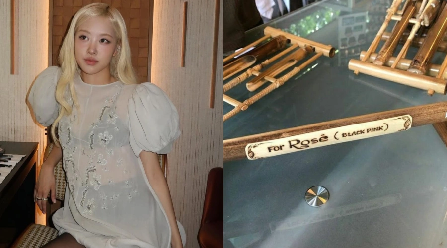 Rose BLACKPINK Tuai Pujian Usai Pajang Angklung dari Penggemar Indonesia